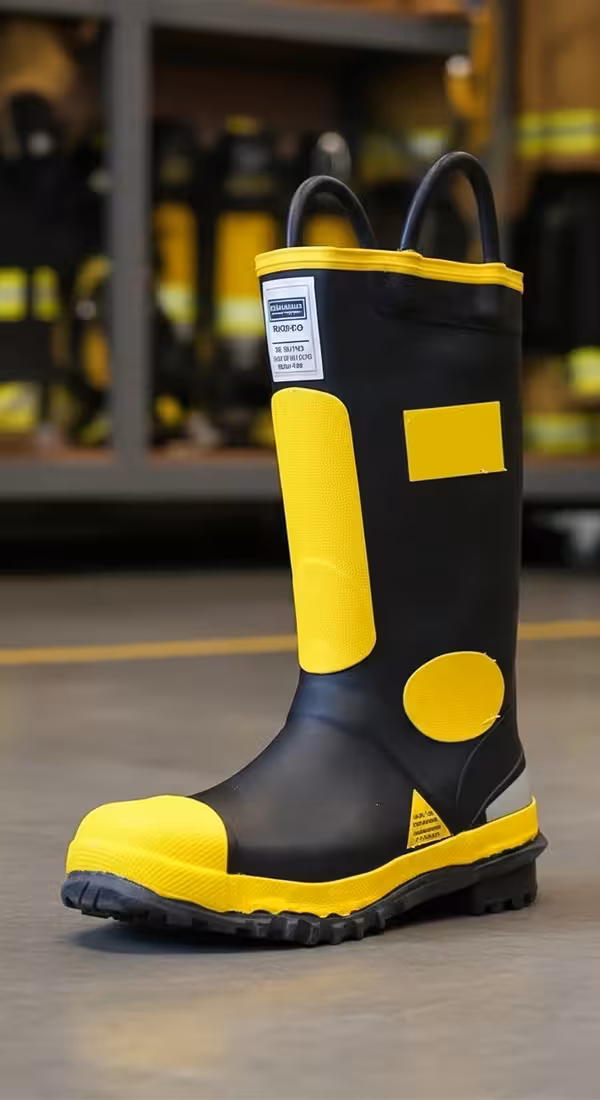 Bota Puntera de Acero — EPP certificado NFPA para bomberos México