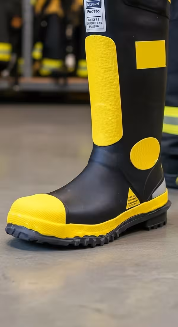 Bota Puntera de Acero — EPP certificado NFPA para bomberos México