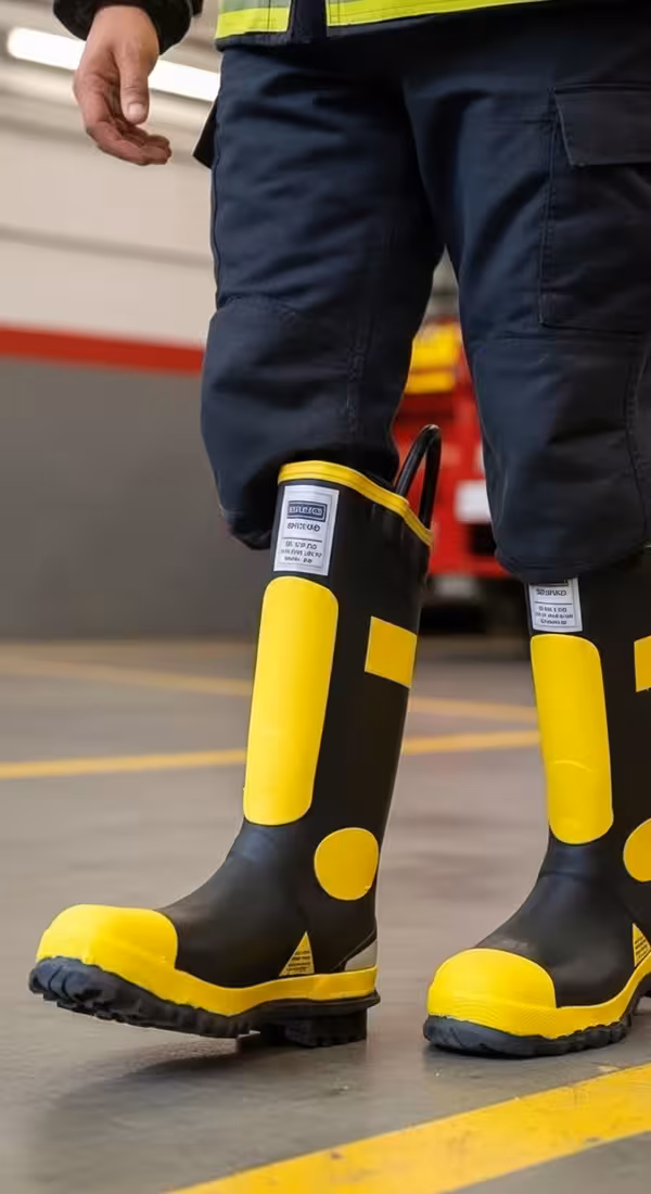 Bota Puntera de Acero — EPP certificado NFPA para bomberos México