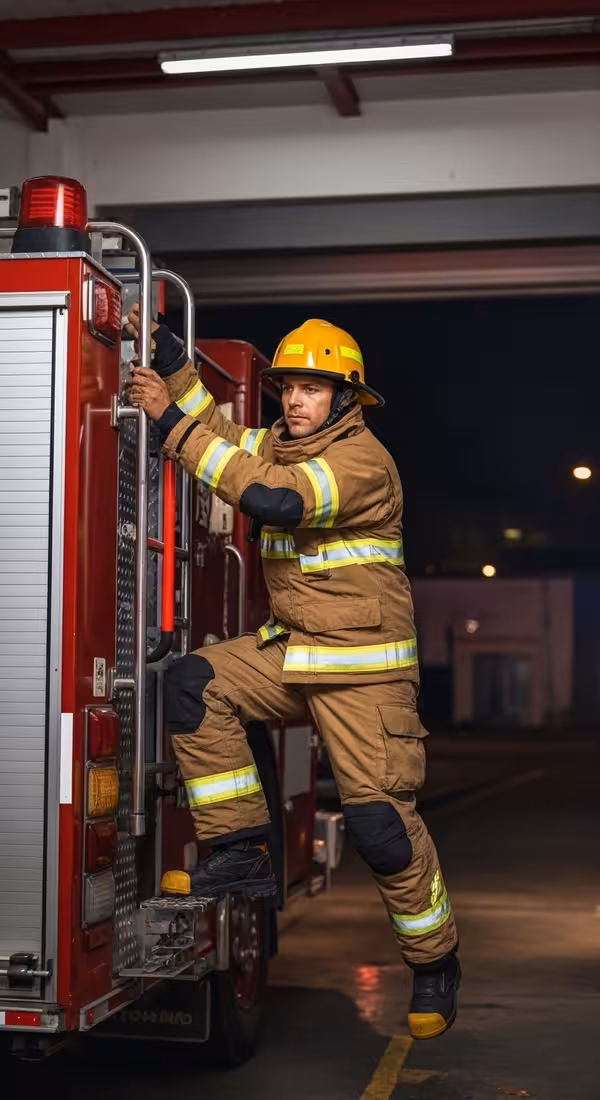 Casco estructural NFPA 1970 material compuesto