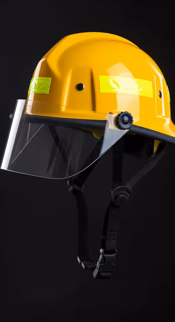 Casco Forestal con Pantalla Facial — EPP certificado NFPA para bomberos México