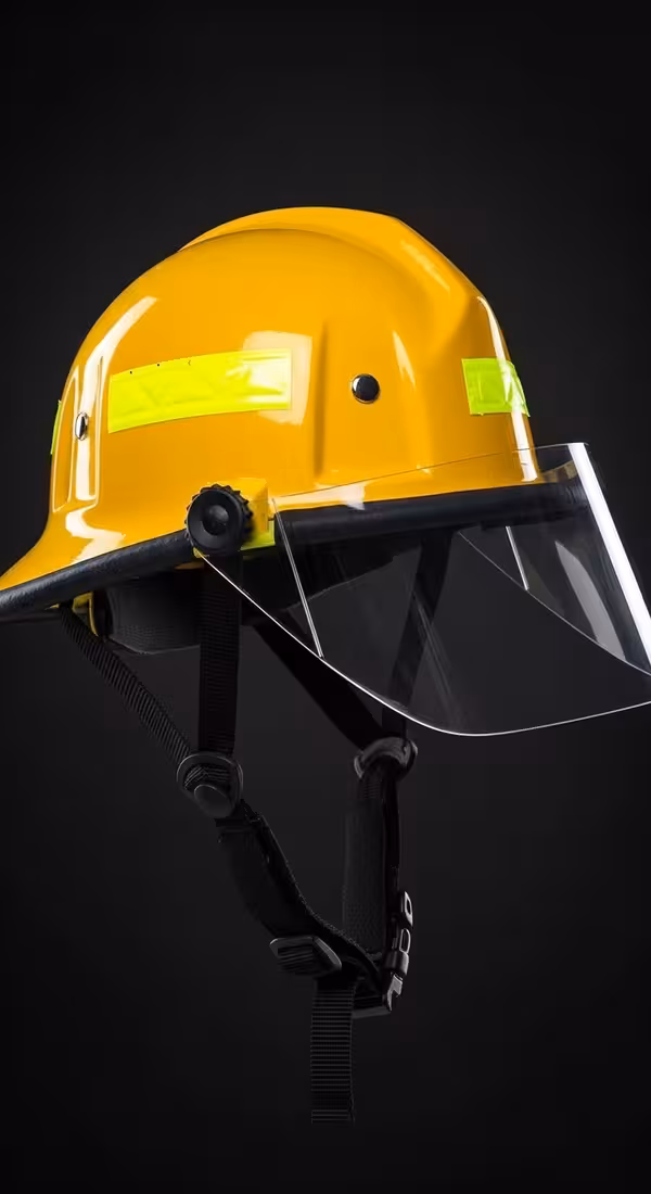 Casco Forestal Termoplástico HDPE — EPP certificado NFPA para bomberos México