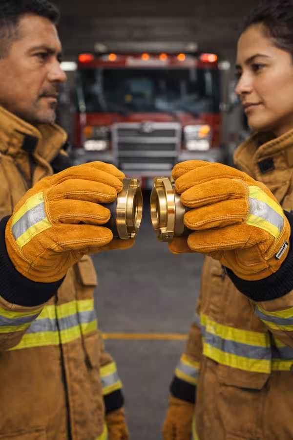 Guantes Forestales Muñeca Elástica — EPP certificado NFPA para bomberos México
