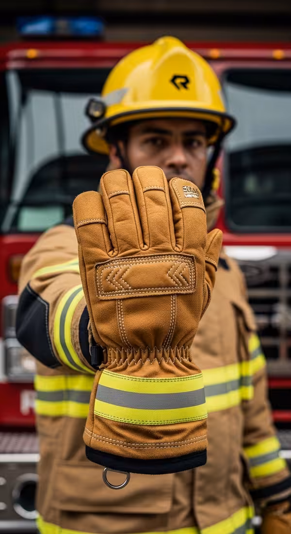 Guantes Butilo HAZMAT — EPP certificado NFPA para bomberos México