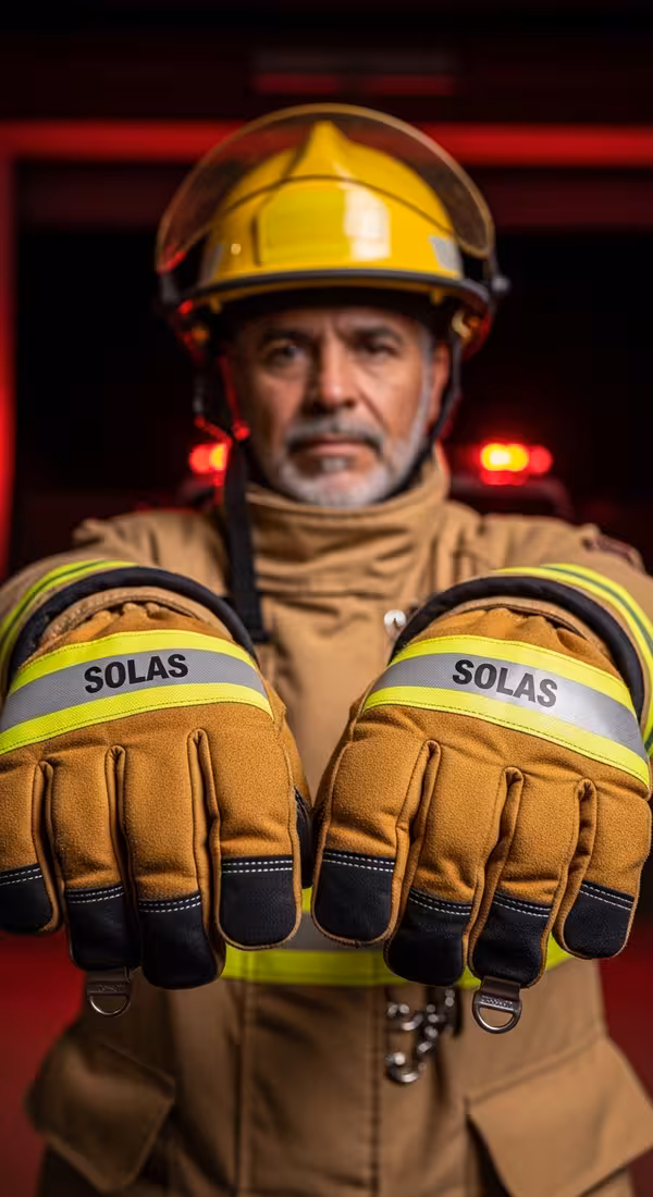 Guantes Butilo HAZMAT — EPP certificado NFPA para bomberos México