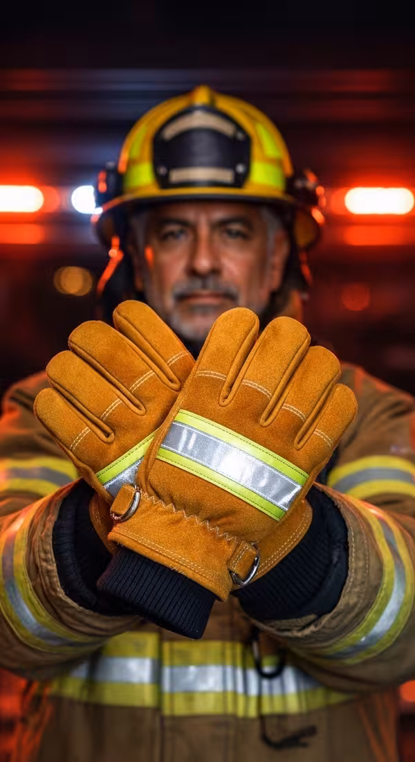 Guantes Nitrilo HAZMAT — EPP certificado NFPA para bomberos México
