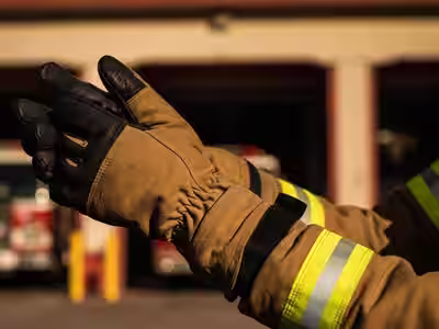 Guantes HAZMAT para Materiales Peligrosos - Guante de bombero certificado NFPA