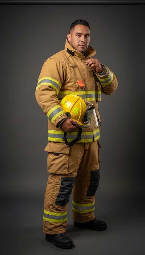 Traje HAZMAT Nivel B — EPP certificado NFPA para bomberos México