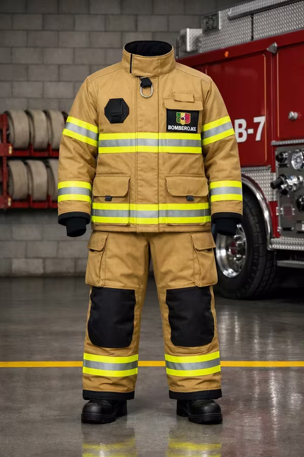 Capa Exterior Nomex® NFPA 1971 — EPP certificado NFPA para bomberos México