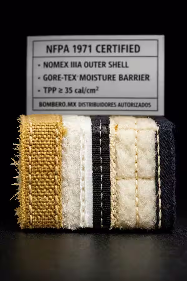 Sistema Completo — EPP certificado NFPA para bomberos México