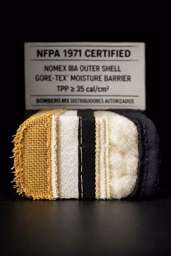 Sistema Base — EPP certificado NFPA para bomberos México